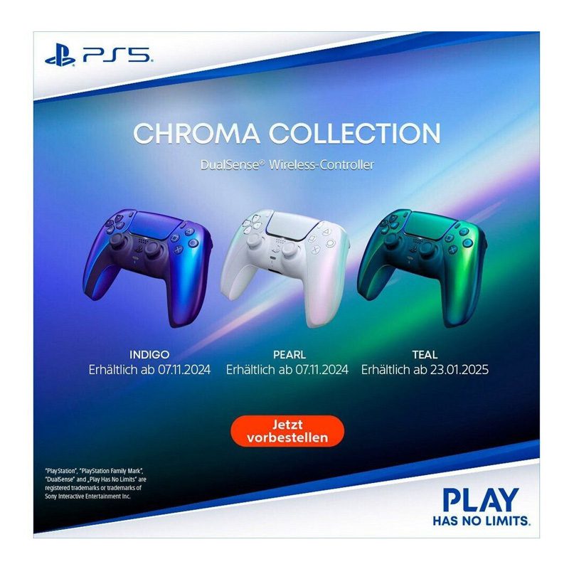 دسته بازی پلی استیشن 5 سونی مدل PS5 Dualsense wirlesese Orginal 18 ps5-controller-dual-sense-indigo-chrome4-ehasht.com