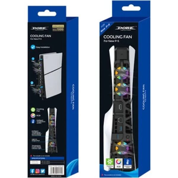 فن خنک‌کننده PS5 Slim دابی مدل TP5-3538S | کاهش دمای کنسول PS5 با طراحی هوشمند